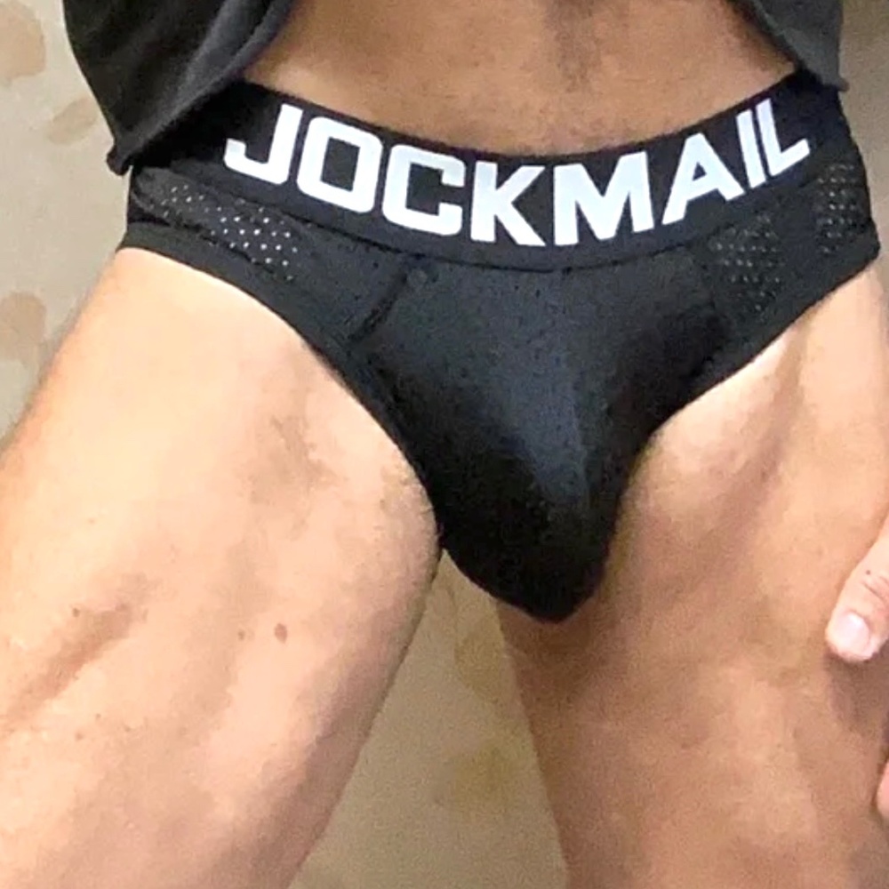 Jockmail, black mesh brief. - Picture 5 of 5